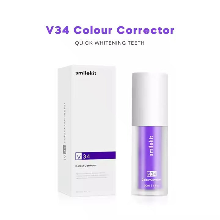 Purple Color Corrector – Natychmiastowo Bielszy Uśmiech w 2 Minuty